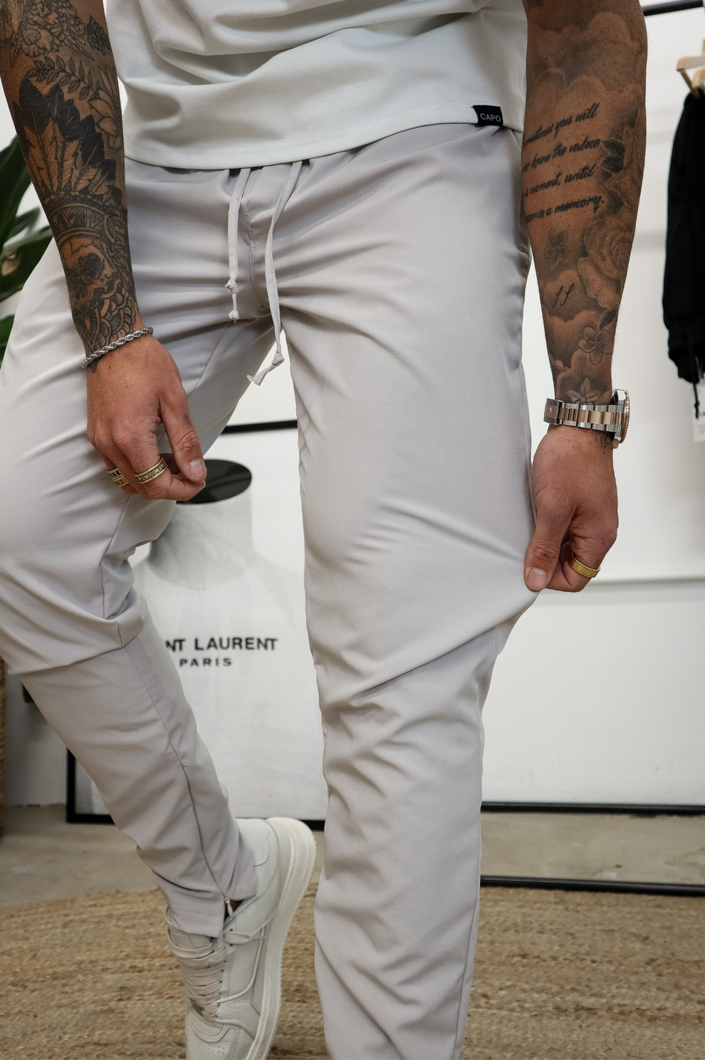 Capo HYBRID SMART Trouser - Stone – CAPO | Meaning Behind The Brand